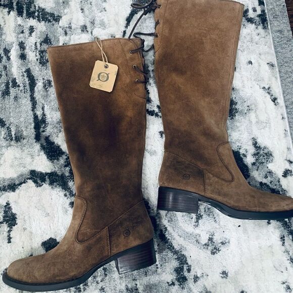 BORN Cotto Tall Brown Suede *NEW***  Boot - Picture 10 of 15